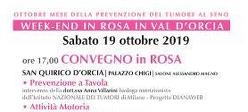 WEEK END IN ROSA in VAL D'ORCIA. 19  e  20 OTTOBRE